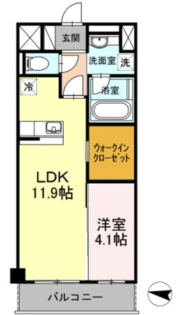 パルタージュの物件間取画像